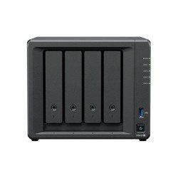 NAS Synology DS423+, 4 bahías núcleo cuádruple 2.0 GHz, hasta 72 TB, 2GB DDR4 ampliable hasta 6GB, 2 ptos LAN gigabit, USB 3.2 x