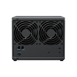 NAS Synology DS423+, 4 bahías núcleo cuádruple 2.0 GHz, hasta 72 TB, 2GB DDR4 ampliable hasta 6GB, 2 ptos LAN gigabit, USB 3.2 x