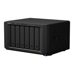 NAS Synology DS1621, 6 bahías ampliables hasta 16, núcleo cuádruple 2.2GHz, 4GB DDR4 ampliables a 32GB, LAN gigabit x4, USB 3.0