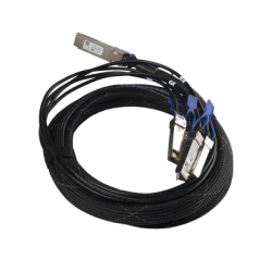 (XQ+BC0003-XS+) Cable de conexión 100G QSFP28 a 4 x 25G SFP28 o 40G QSFP+ a 10G SFP+, 3m
