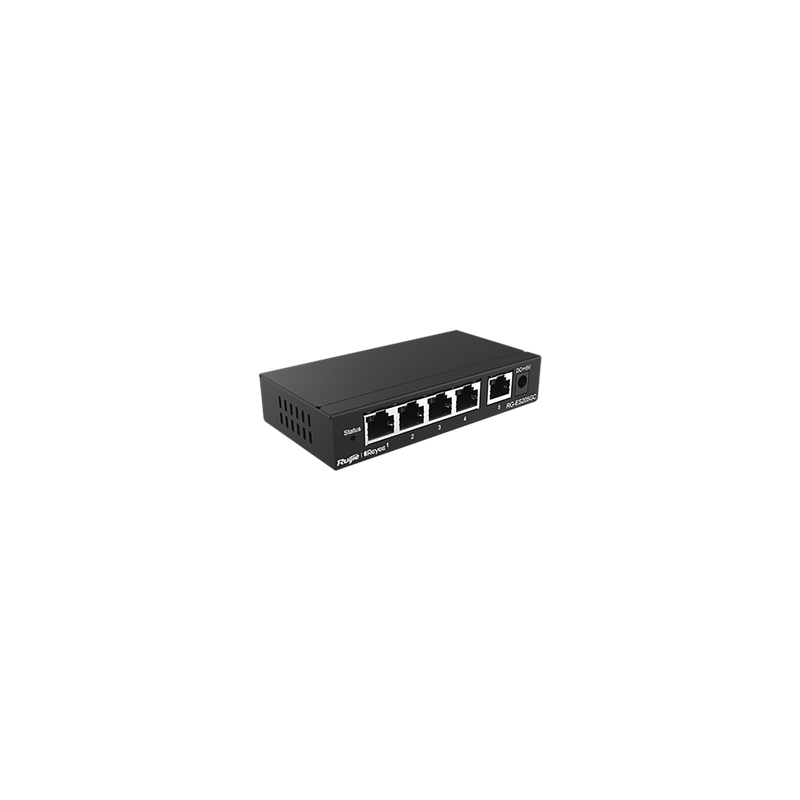 Switch Administrable con 5 puertos Gigabit, gestión gratuita desde la nube