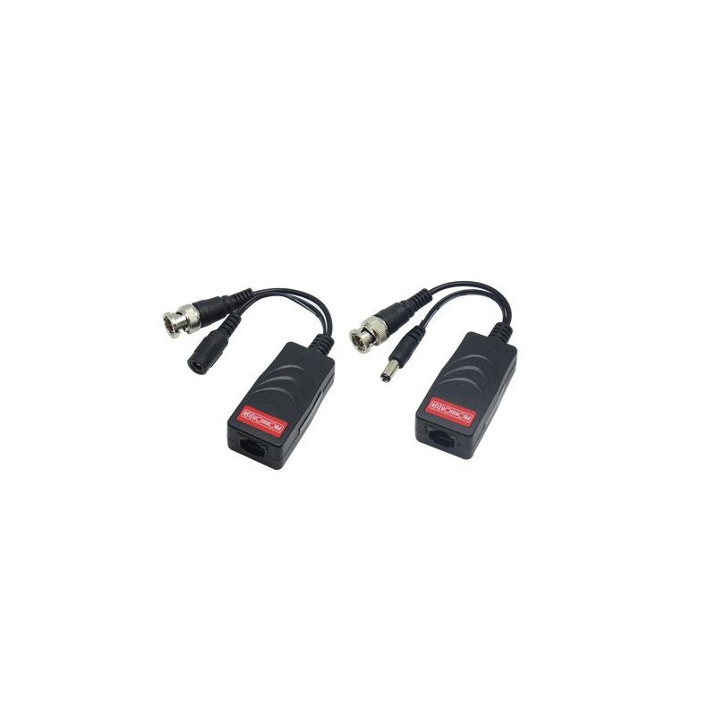 Video balun AHD Provision-ISR transmite video energía 4 en 1, AHD, CVI, TVI, CVBS