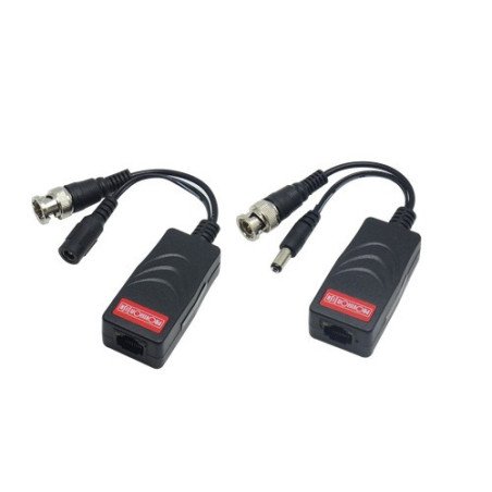 Video balun AHD Provision-ISR transmite video energía 4 en 1, AHD, CVI, TVI, CVBS