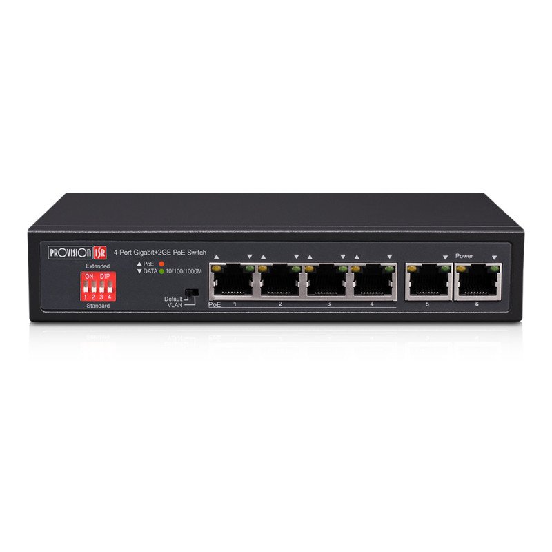 Switch gigabit ethernet Provision-ISR poes-0472gc+2g