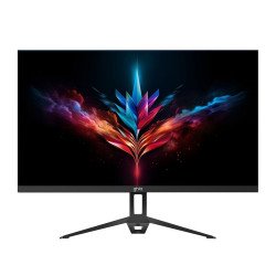 Monitor Ghia, 23.8 pulg, LED, IPS, full HD 1920 x 1080, frameless, 100 Hz, VGA, HDMI, bocinas integradas
