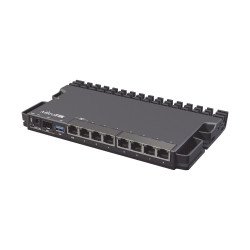 (RB5009UG+S+IN) RouterBoard, CPU 4 Núcleos, 8 Puertos Gigabit, 1 SFP+, Solo RouterOS v7