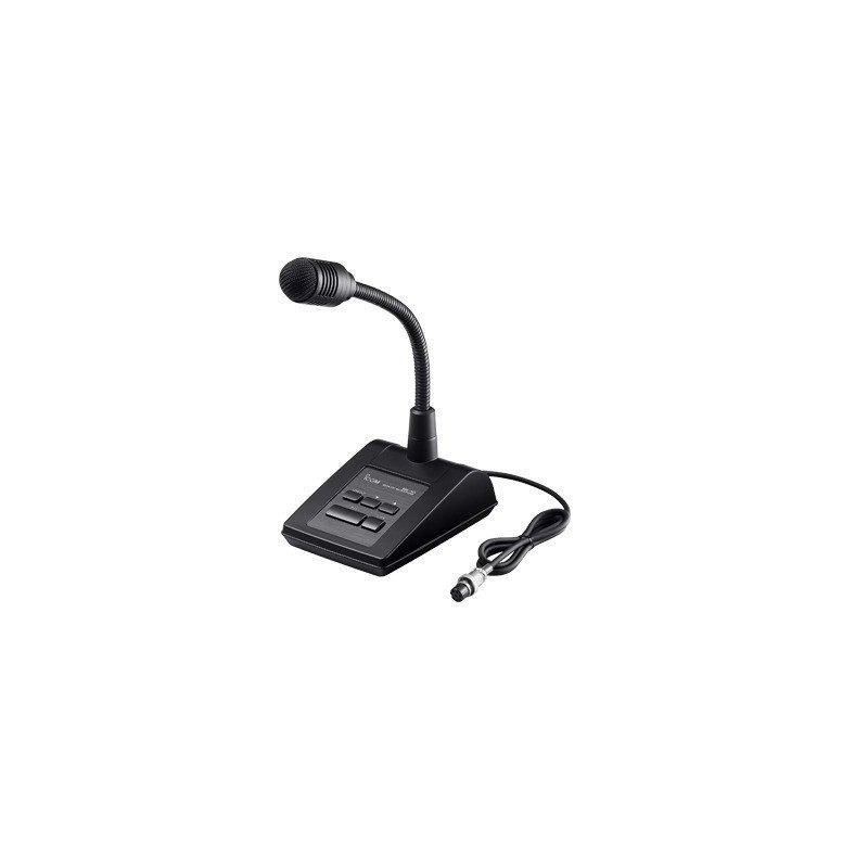 Micrófono de pedestal para radios HF. IC-7100, IC-7300, IC-9100. IC-7600, IC-78, IC-718