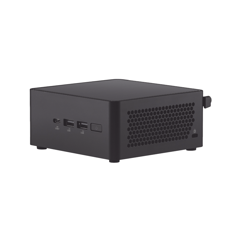NUC, Asus, Mini PC Performance, Core i3, 14a Generación, 1 X HDMI, 3 X USB, 1 X USB-C, WiFi 6, Bluetooth, Memoria RAM, S.O y SSD