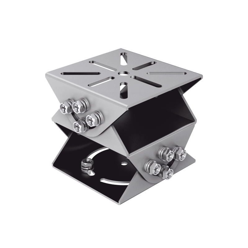 Montaje de Conexión para Cámaras IDS-TCM403-BI(G)/POE/0832, Fabricado en Aluminio