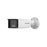 Cámara [PROTECCIÓN ACTIVA] Bala IP 4 Megapixel, 2 Lentes de Lente 2.8 mm (Imagen Panorámica 180°), 40 mts IR, Exterior IP67, Luz