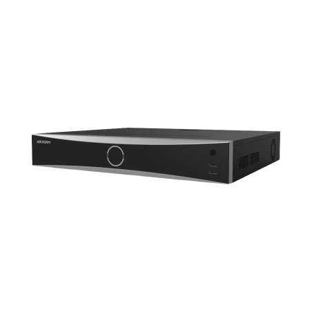 NVR 12 Megapixel (4K), 16 canales IP, AcuSense (Evita Falsas Alarmas), Reconocimiento Facial, 4 Bahías de Disco Duro, HDMI en 4K