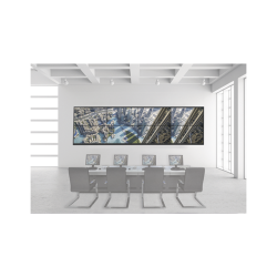Kit Videowall 4x2, Incluye 8 Pantallas de 55", Decoder, Base de Pared