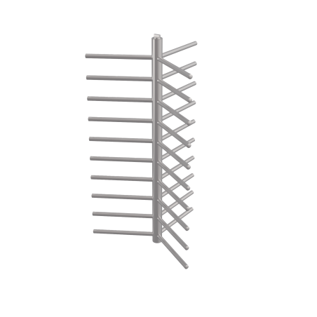 Eje Central de Refacción para Torniquete Hikvision de Cuerpo Completo DS-K3H4410 (Sencillo 1 Carril), Acero Inoxidable