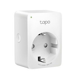 KIT Mini Enchufe Inteligente Wi-Fi TP-Link TAPO P100(1-PACK) - Inalámbrico, Wi-Fi, Interior, Blanco, AC 220-240 V~50/60 Hz 10 A