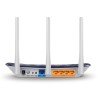 Router inalámbrico TP-Link ac750 dual band 2.4GHz a 300mbps y 5GHz a 433mbps 4 puertos LAN 10/100 1 puerto WAN 10/100 y 3 antena