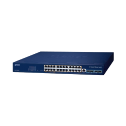 Switch PoE Administrable Capa 3, 24 Puertos Gigabit, Hasta 480 W, 8 Puertos 802.3bt, 16 Puertos 802.3at, 4 Puertos SFP 10G