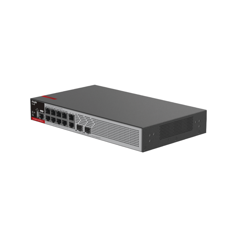 Switch PoE+ Empresarial 125 Watts, Administrable L2+, 8 Puertos PoE Gigabit , 2 Puertos Uplink Gigabit y 2 Puertos Uplink SFP 2.