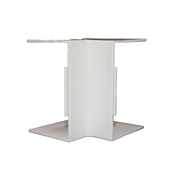 Esquinero Interior Color Blanco de PVC Auto Extinguible, Para Canaleta TMK-4577