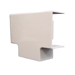 Sección en "T" Color Blanco de PVC Auto Extinguible, Para Canaleta TMK-4577