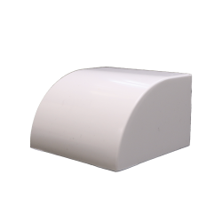 Tapa Final en Color Blanco de PVC Auto Extinguible, Para Canaleta TMK-4577