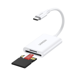 Lector de Tarjetas USB-C 3.1, Soporta Micro-SD (TF) /SD, 5Gbps, 170 MB/s, OTG, Soporta hasta 2TB, Admite intercambio en Caliente