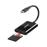 Lector de Tarjetas USB-C 3.1, Soporta Micro-SD (TF) /SD, 5Gbps, 170 MB/s, OTG, Soporta hasta 2TB, Admite intercambio en Caliente