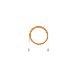Cable de Parcheo TX6, UTP Cat6, Diámetro Reducido (28AWG), Color Naranja, 15 ft