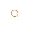Cable de Parcheo TX6, UTP Cat6, Diámetro Reducido (28AWG), Color Naranja, 15 ft