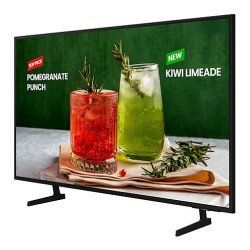 Pantalla publicitaria LED Profesional de 65", UHD 4K (3840x2160p), Entradas de Video HDMI, Bocinas Integradas de 10 W