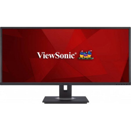 Monitor Viewsonic VG3456A, 86.4 cm (34"), 3440 x 1440 Pixeles, UltraWide Quad HD, LED, 5 ms, Negro