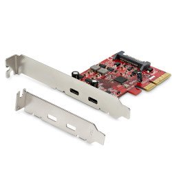 StarTech Tarjeta PCI Express USB 3.1 - 2 Puertos USB C - Hasta 10Gbps