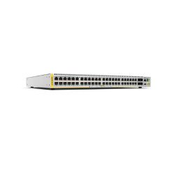 Switch Poe+ stackeable capa 3, 48 puertos 10/100/1000 Mbps + 4 puertos SFP+ 10 g, 370 w, fuente redundante
