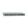 Switch Stackeable Capa 3, 48 puertos 10/100/1000Mbps + 4 puertos SFP+ 10G, fuente redundante