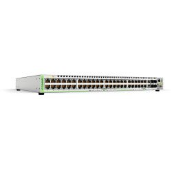 Switch PoE+ Stackeable Capa 3, 48 puertos 10/100/1000 Mbps + 2 puertos SFP Combo + 2 puertos SFP+ 10 G Stacking, 370 W