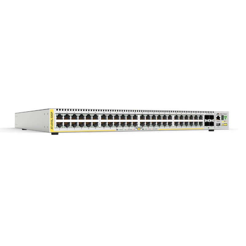 Switch Poe+ capa 3, 48 puertos 10/100/1000 Mbps + 4 puertos SFP+ 10 g, 185 w, fuente de alimentación simple Switch Poe+ capa 3, 48 puertos 10/100/1000 Mbps + 4 puertos SFP+ 10 g, 185 w, fuente de alimentación simple