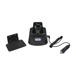 Cargador vehicular ENDURA con tirantes para radio y accesorios de mont