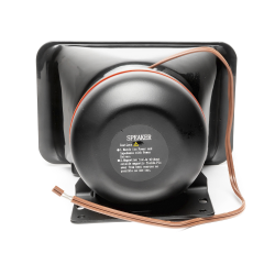 Bocina de uso rudo, de 100 w, alto rendimiento y base en aluminio, 8 ohm de impedancia