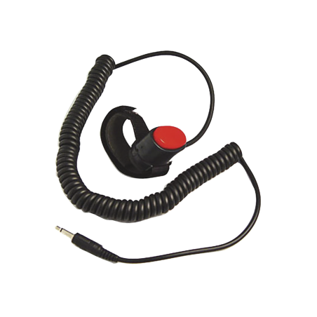 Switch de PTT para radios aéreos con accesorio de audio.