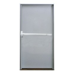 Puerta metálica galvanizada 3' 4 x 7' 0, Resistente al fuego por 180 m