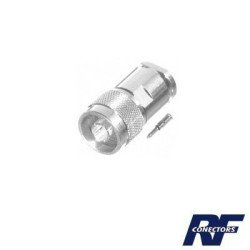 Conector N Macho para cables RG-8/U (BELDEN 8237), RG213/U (8267), RG214 (8268).