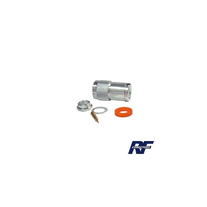 Conector N Macho para cables 9913, 7810A, 8214, CNT-400, RG8/U-SYS, RFLASH-1113.