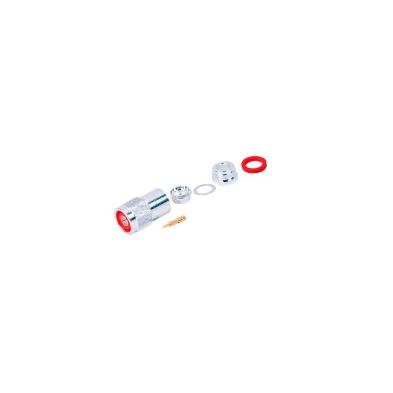Conector N macho de rosca para cable BELDEN Plenum 89913.