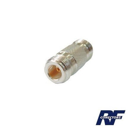 Adaptador Barril de conector N Hembra a N Hembra.