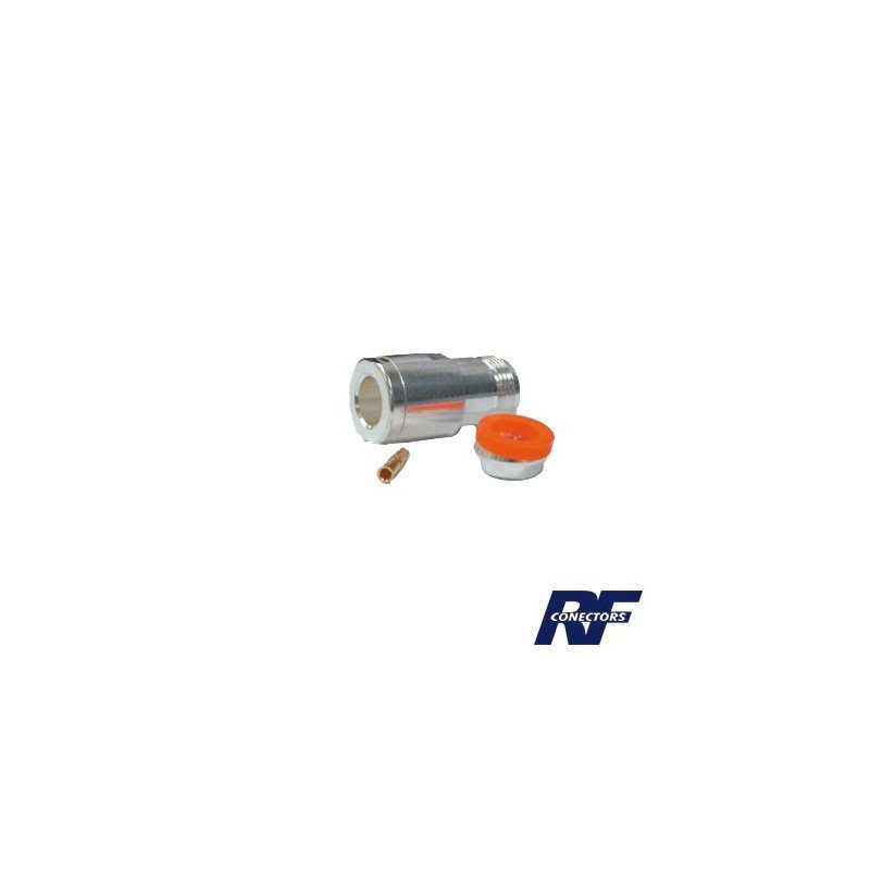 Conector N Hembra de anillo plegable para cables RG-8/U (BELDEN 8237), RG213/U (8267), RG214 (8268).