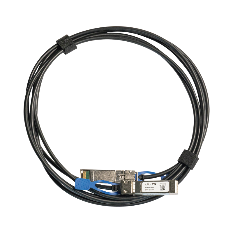 Cable de conexión directa 1 metro  SFP/ SFP+/ SFP28 1g/10g/25g (xs+da0