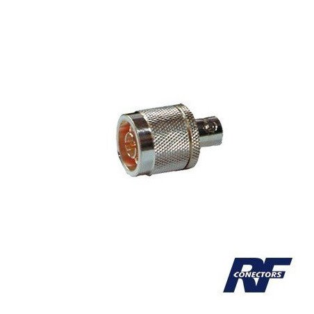 Adaptador de conector N macho a BNC hembra