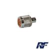 Adaptador de conector N macho a BNC hembra