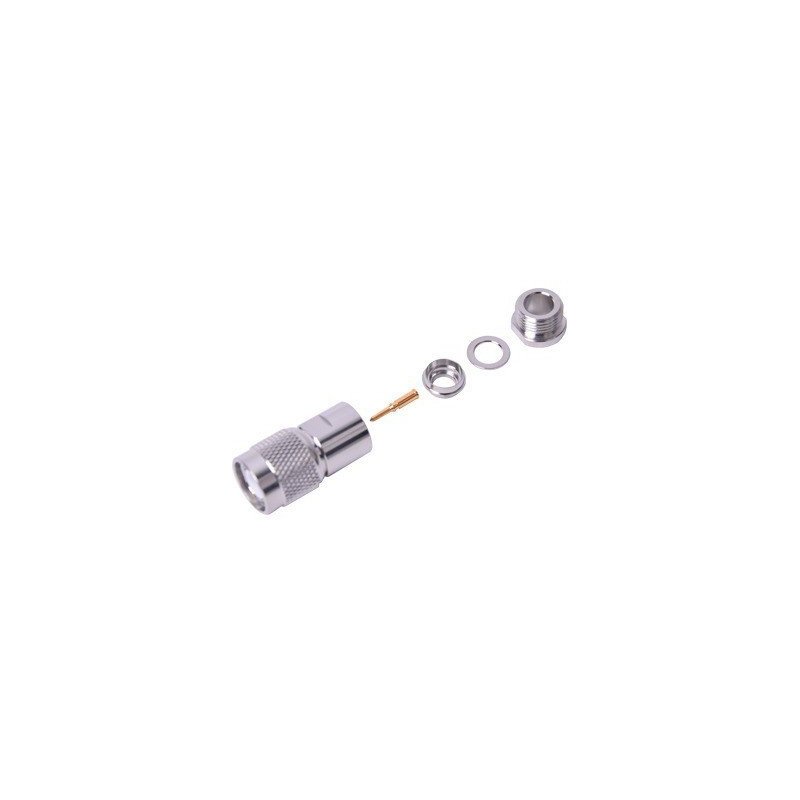 Conector TNC macho de rosca para cable RG-8/X, BELDEN 9258