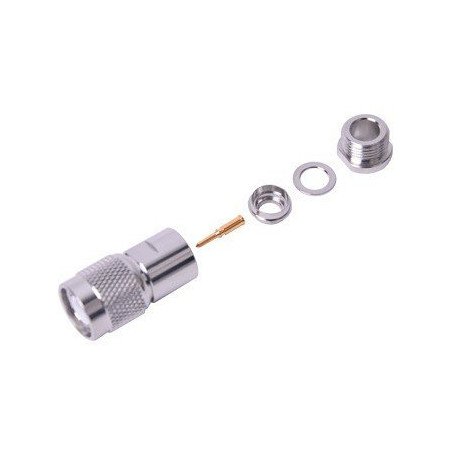 Conector TNC macho de rosca para cable RG-8/X, BELDEN 9258