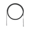 Patch cord sd 8ft, cm/lszh, 28 AWG, negro, cat.6